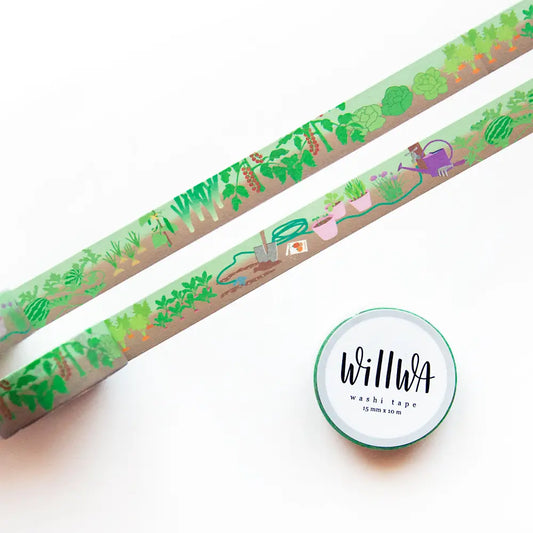 Willwa Washi tape - Gardening