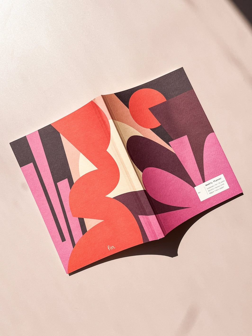A6 Weekplanner Datumloos Hubi - Fin Studio