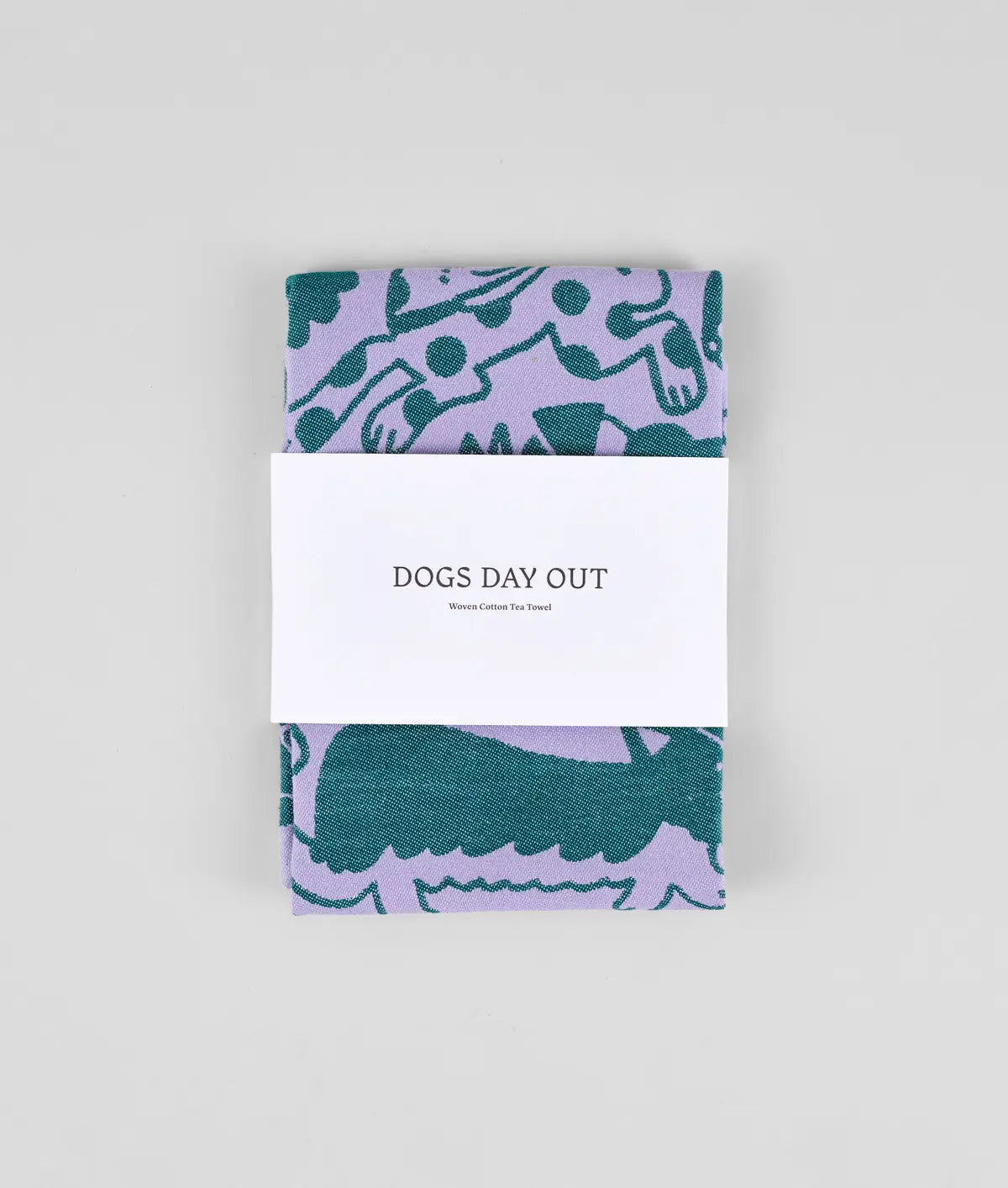 Wrap - Tea towel 'Dogs Day Out'