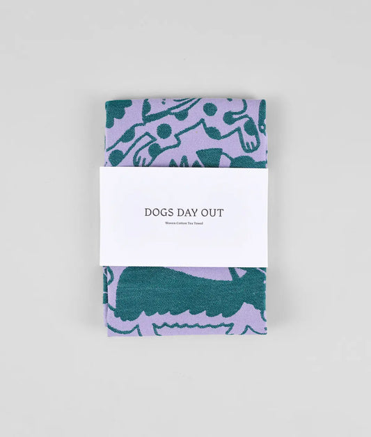 Wrap - Theedoek 'Dogs Day Out'