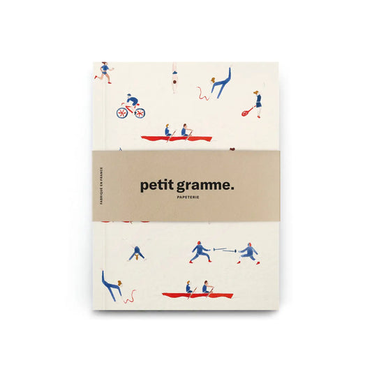 Petit Gramme Notizbuch – A6-Athleten (leer/liniert)