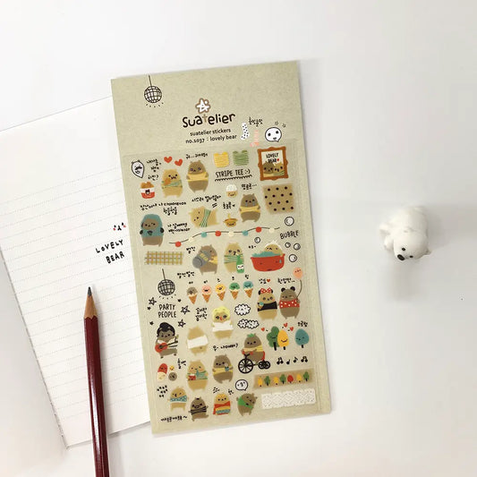 Suatelier Design - Stickers 'Lovely Bear'