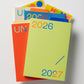 mishmash 2026/2027 planner Time Block - Lime