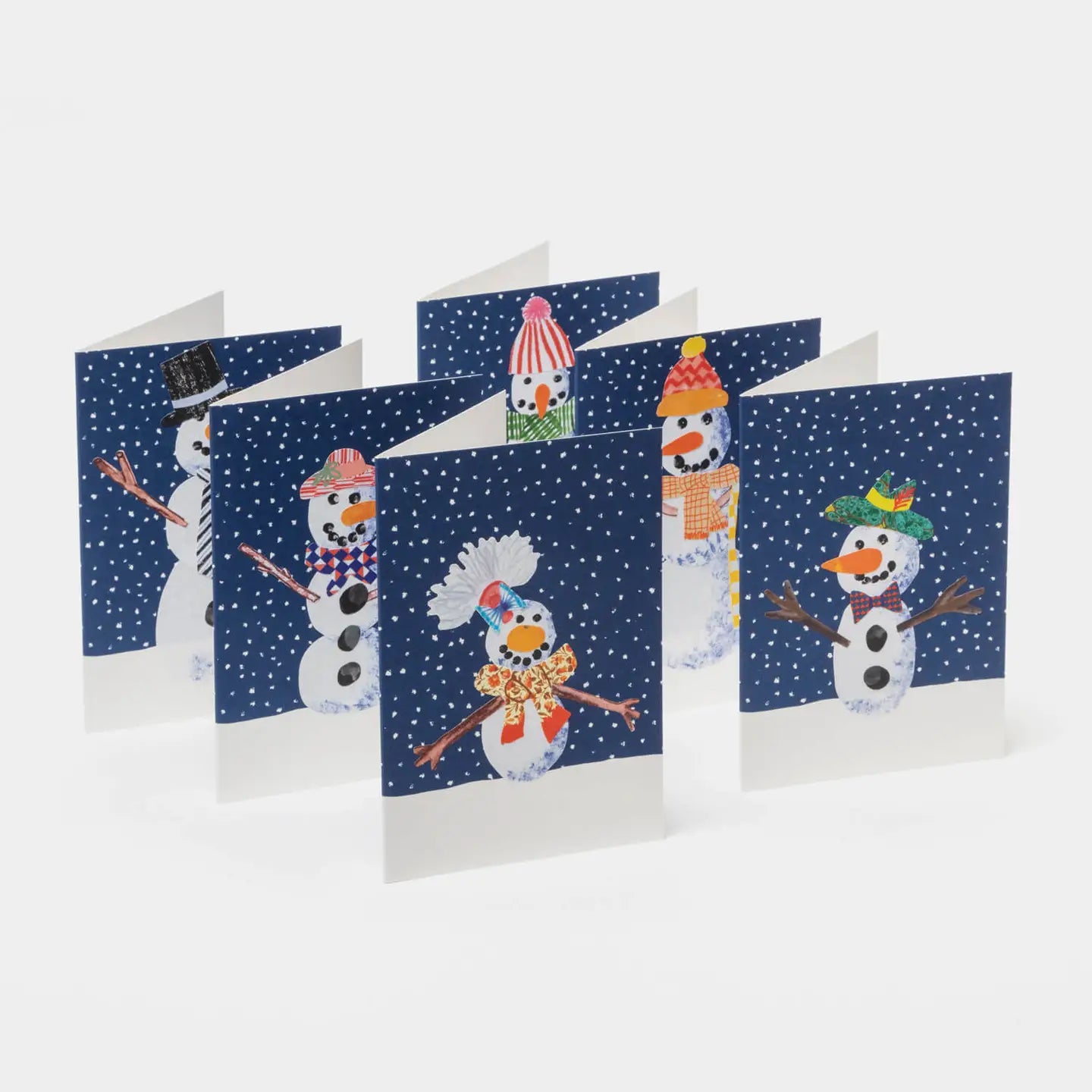 Hadley Maak je eigen Kerstkaarten - Sneeuwpop Set