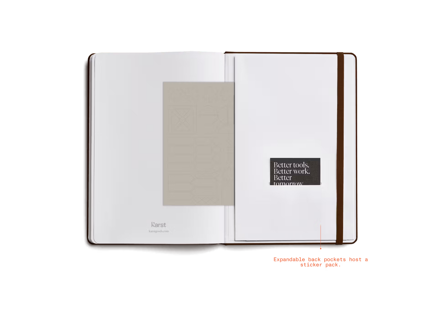 Karst 2026 Weekly Planner - A5 Espresso