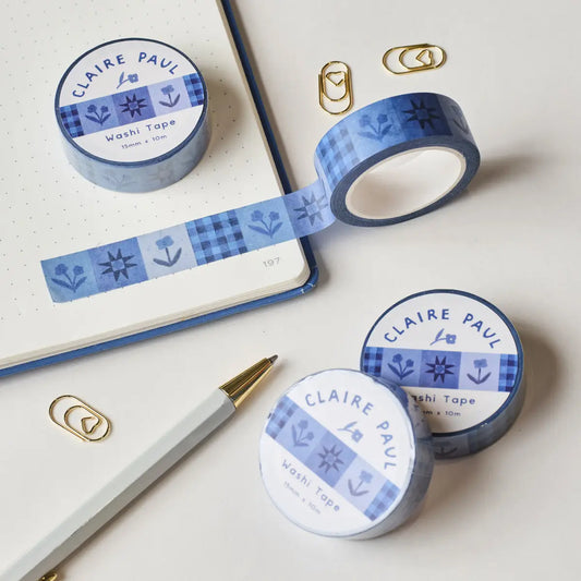 Claire Paul - Washi Tape 'Inky Flowers'