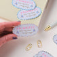 Holografische sticker Trinkets - Claire Paul