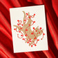 Kerstkaart Tangled String Lights Cat - Bromstad Printing Co.