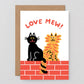 Wrap Wenskaart - 'Love Mew'