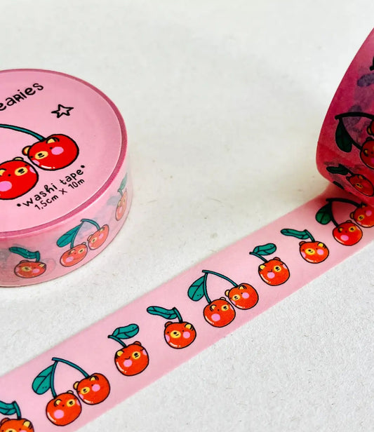 Bloemkolie Washi Tape - Kersenberen