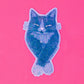 Holografische sticker Slow Blinking Cat - Bromstad Printing Co.