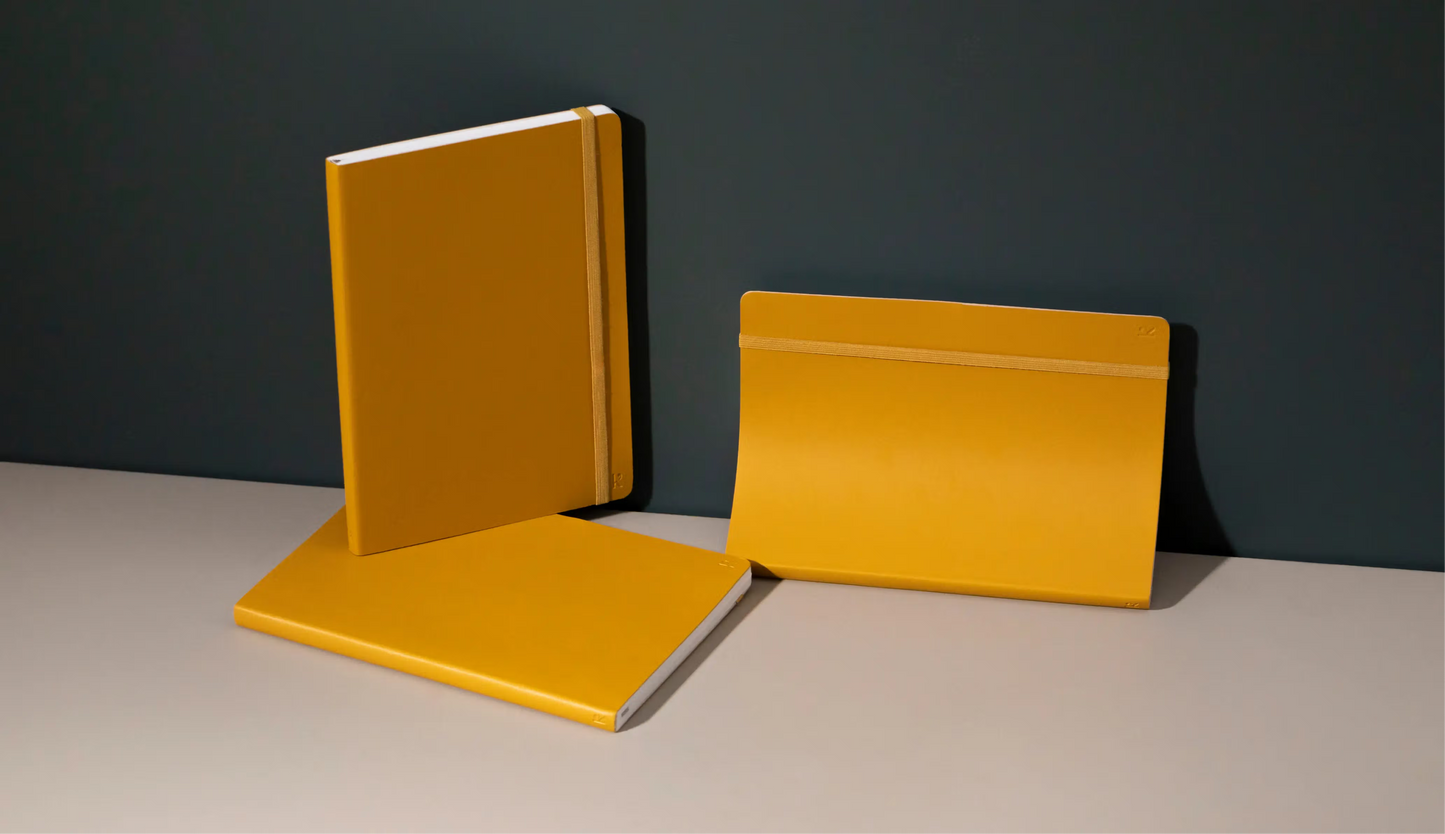 Karst Stone Paper Notitieboek A5 Softcover - Turmeric (Lined)