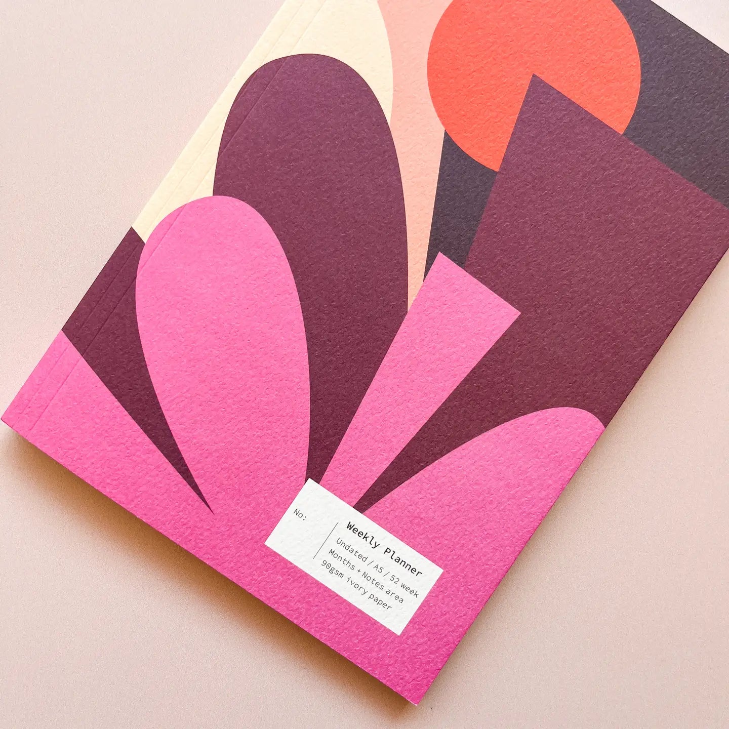 A6 Weekplanner Datumloos Hubi - Fin Studio
