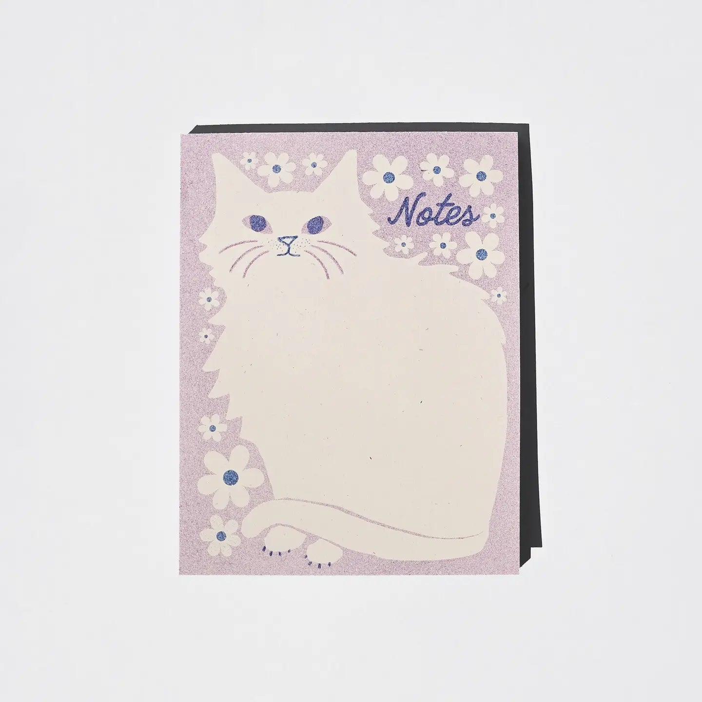 Bromstad Printing Co. - Risograph Notepad 'Floral Cat'