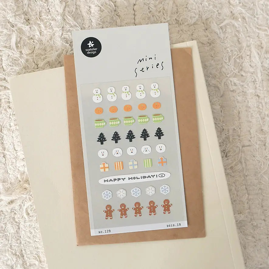 Suatelier Design - Mini Stickers Deco 019 Snowman