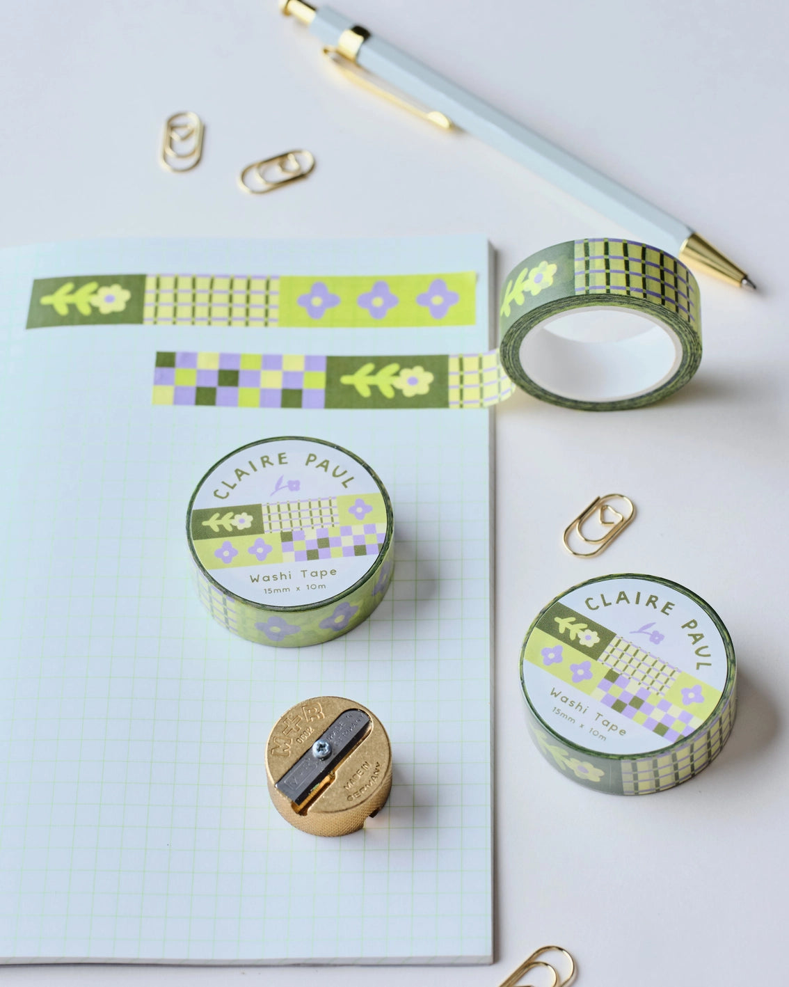 Claire Paul - Washi Tape 'Bloemenpatches'