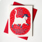 Bromstad Printing Co. - Risograph Greeting Card 'Birthday Strut'