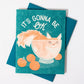 Bromstad Printing Co. - Risograph Wenskaart 'It's gonna be ok'