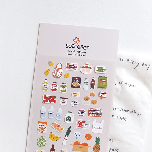 Suatelier Design - Stickers 'Market'