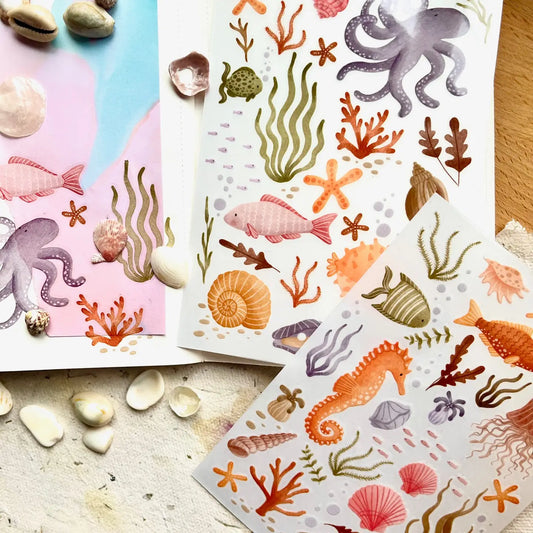 Nikki Dotti - Rub on Stickers 'Under the Sea'