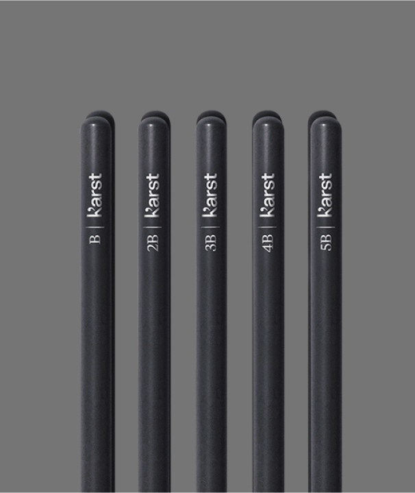Karst Woodless Graphite Potloden - 10 Pack