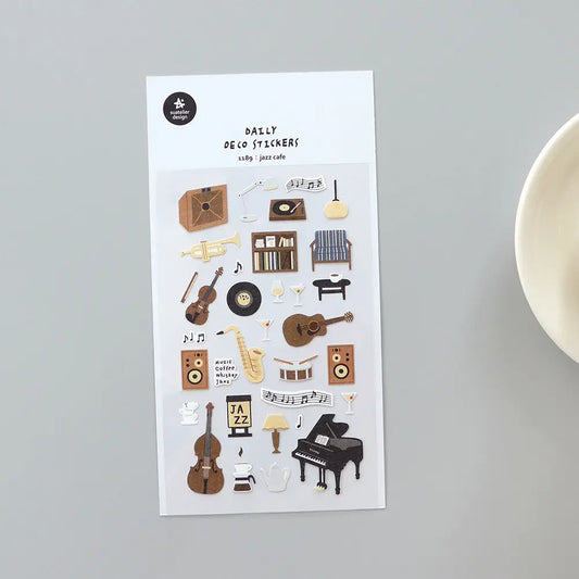 Suatelier Design - Stickers 'Jazz Cafe'