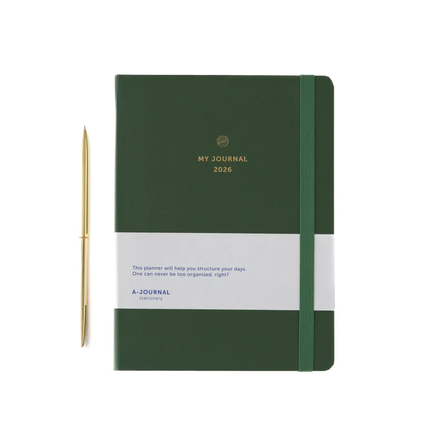 A-Journal Agenda - Olive Green 2026