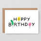 Wrap - Greeting card 'Happy Birthday!' 