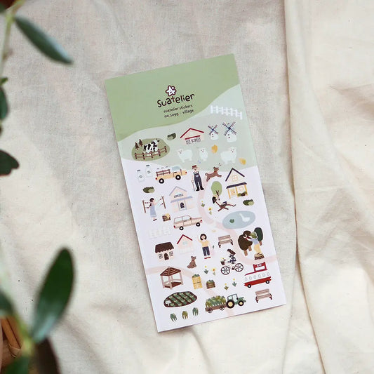 Suatelier Design - Stickers 'Village'