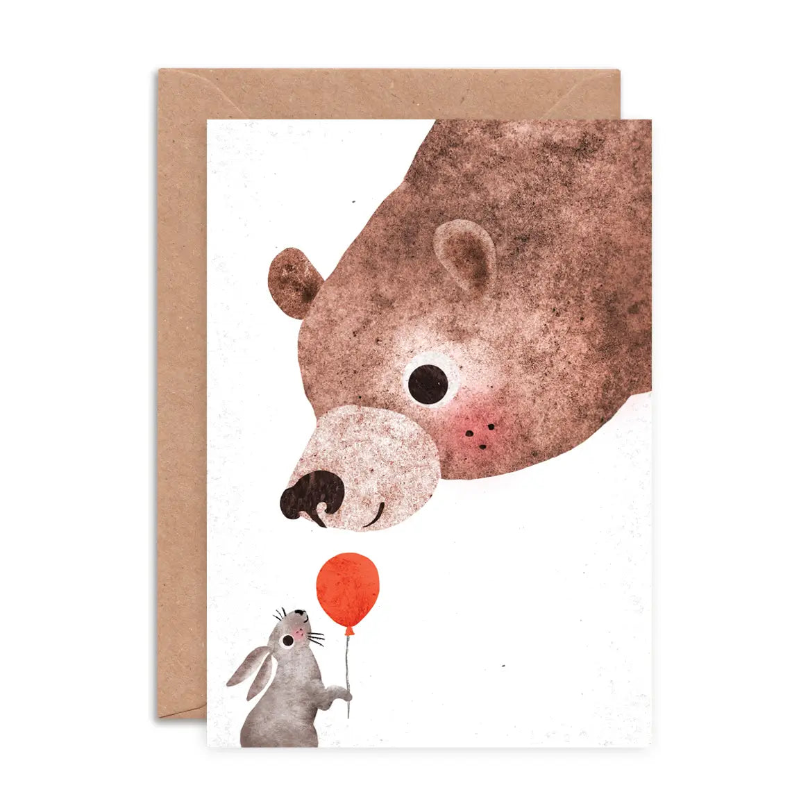 Emily Nash verjaardagskaart A6 - Bear & Bunny