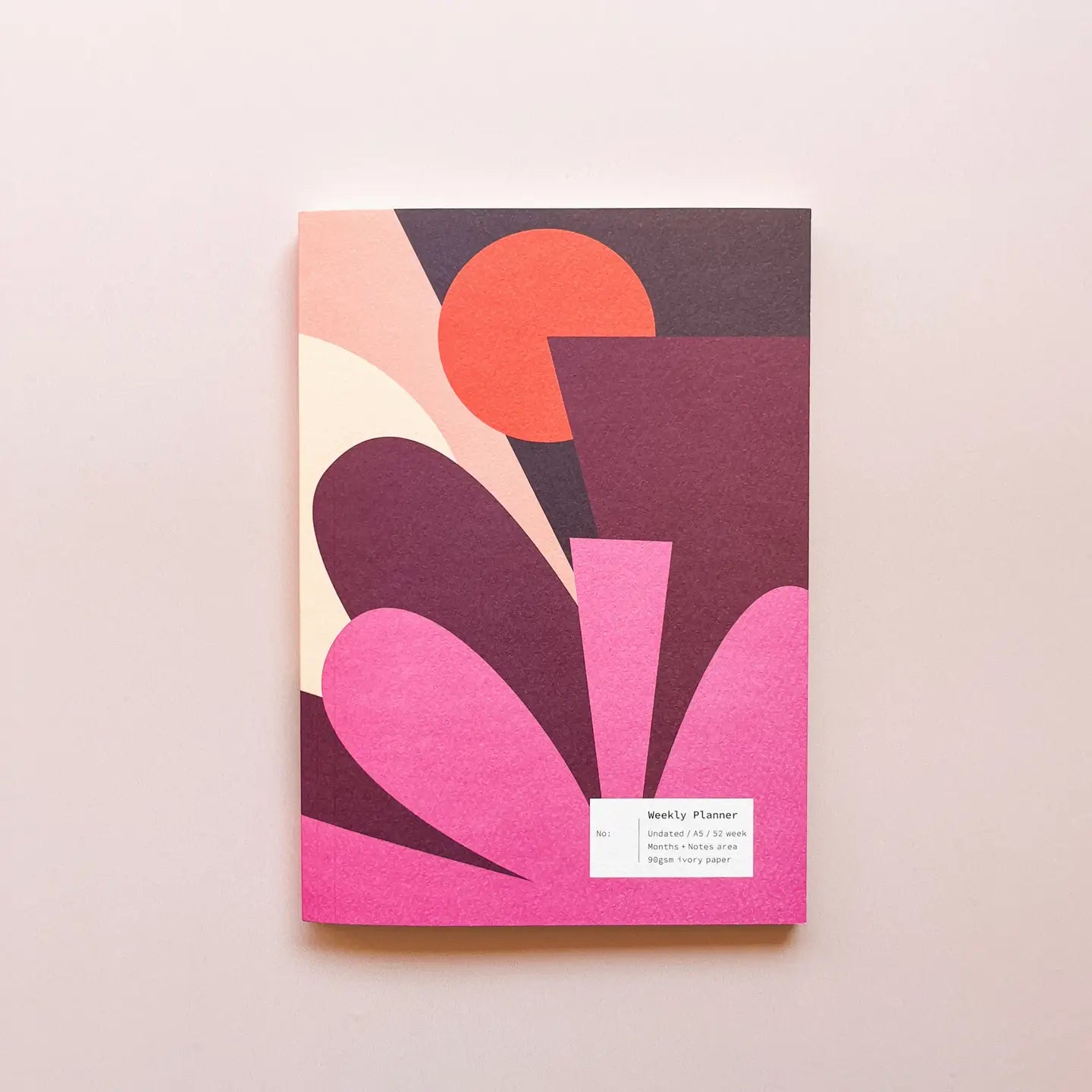 A6 Weekplanner Datumloos Hubi - Fin Studio