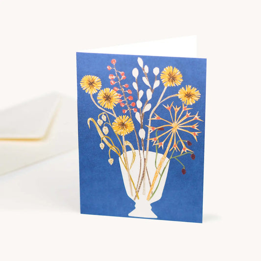 Wenskaart Glazen Vaas - Hadley