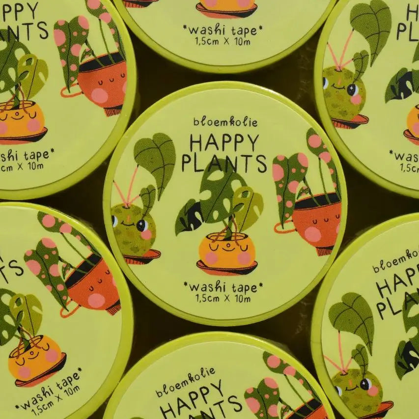 Bloemkolie Washi Tape - Happy Plants