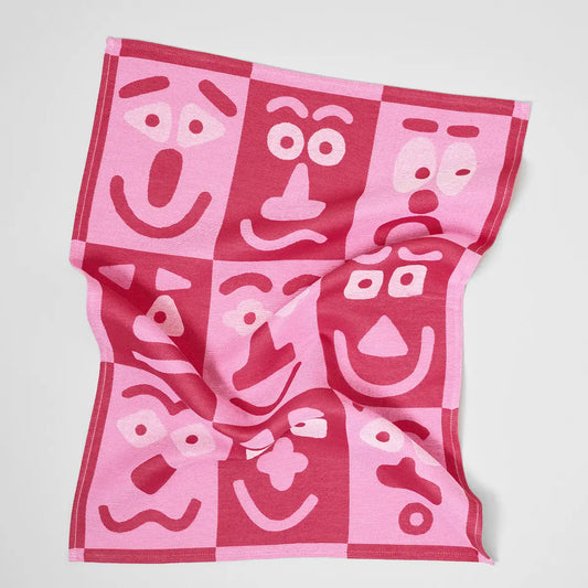 Theedoek Making Faces - Wrap