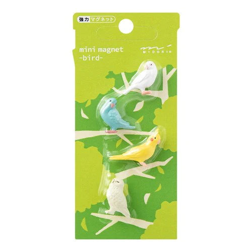 Midori - Mini-Magnete Vögel
