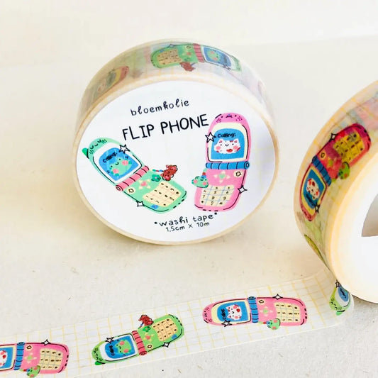 Bloemkolie Washi Tape - Flip Phone