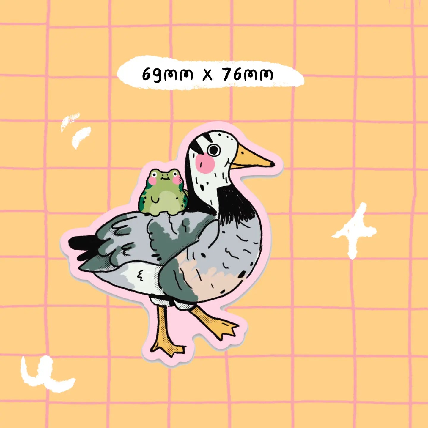 Cauliflower Sticker - Frog and Goose