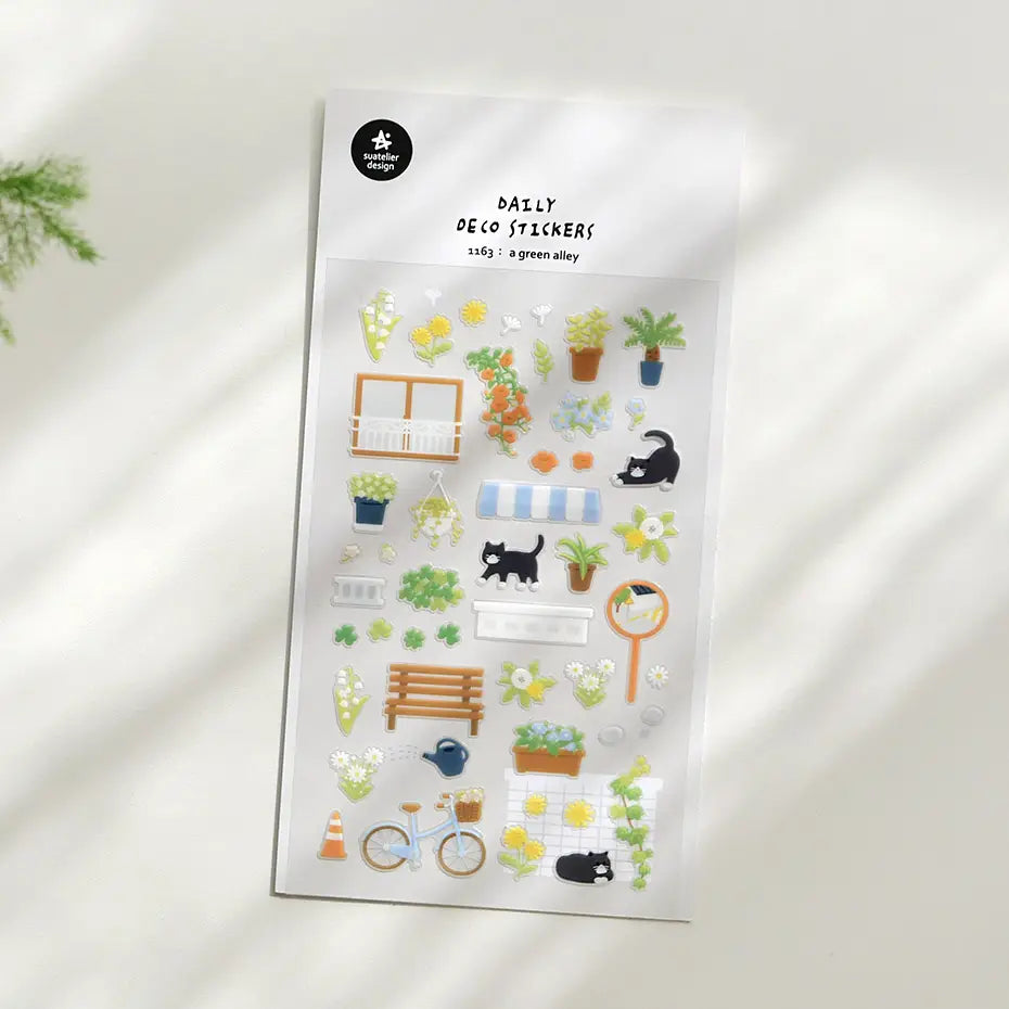 Suatelier Design - Stickers 'A Green Alley'