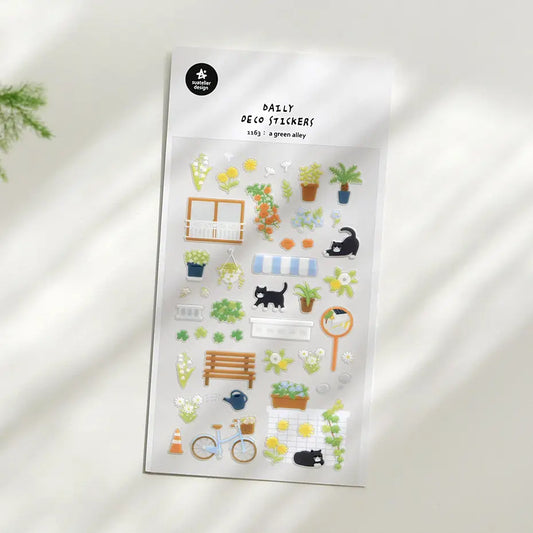 Suatelier Design - Stickers 'A Green Alley'