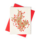 Kerstkaart Tangled String Lights Cat - Bromstad Printing Co.