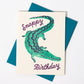 Bromstad Printing Co. - Risograph Verjaardagskaart 'Snappy Birthday' A2