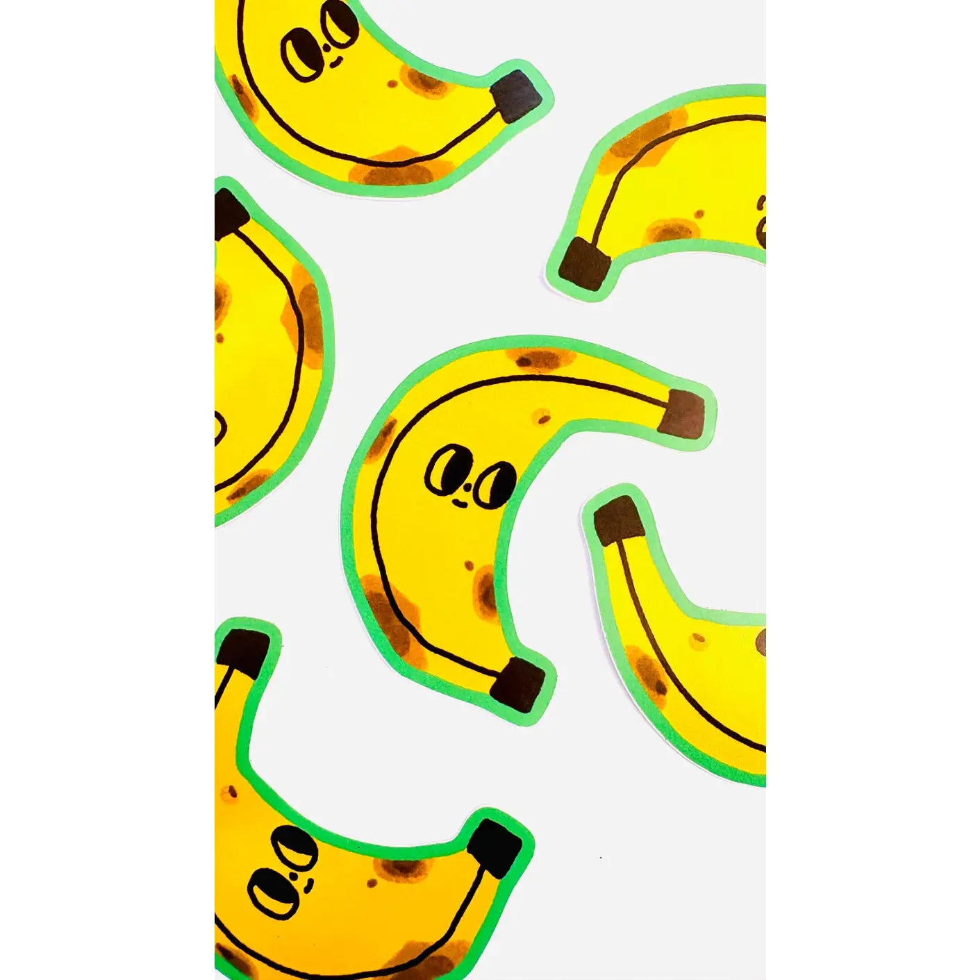 Vinyl sticker Banaan - Bloemkolie