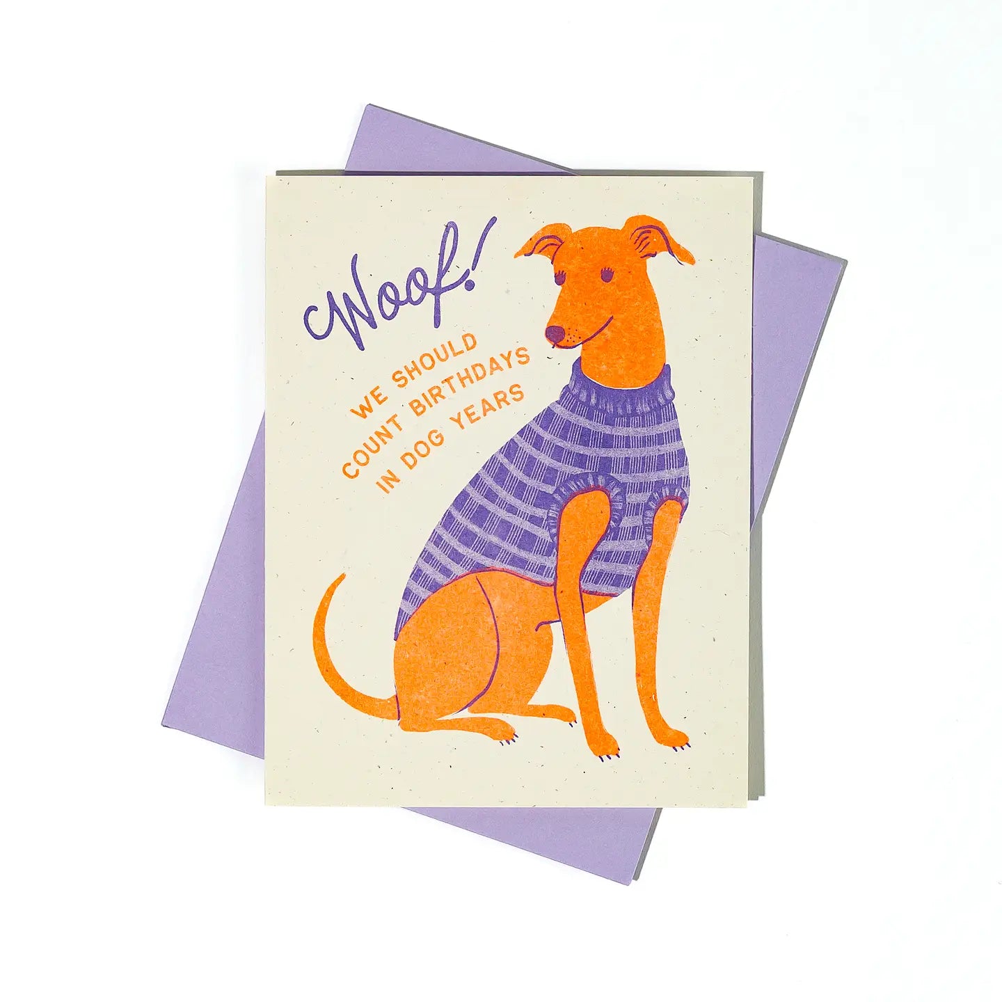 Verjaardagskaart Woof - Bromstad Printing Co.