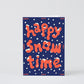 Wrap - Kerstkaart 'Happy Snow Time'