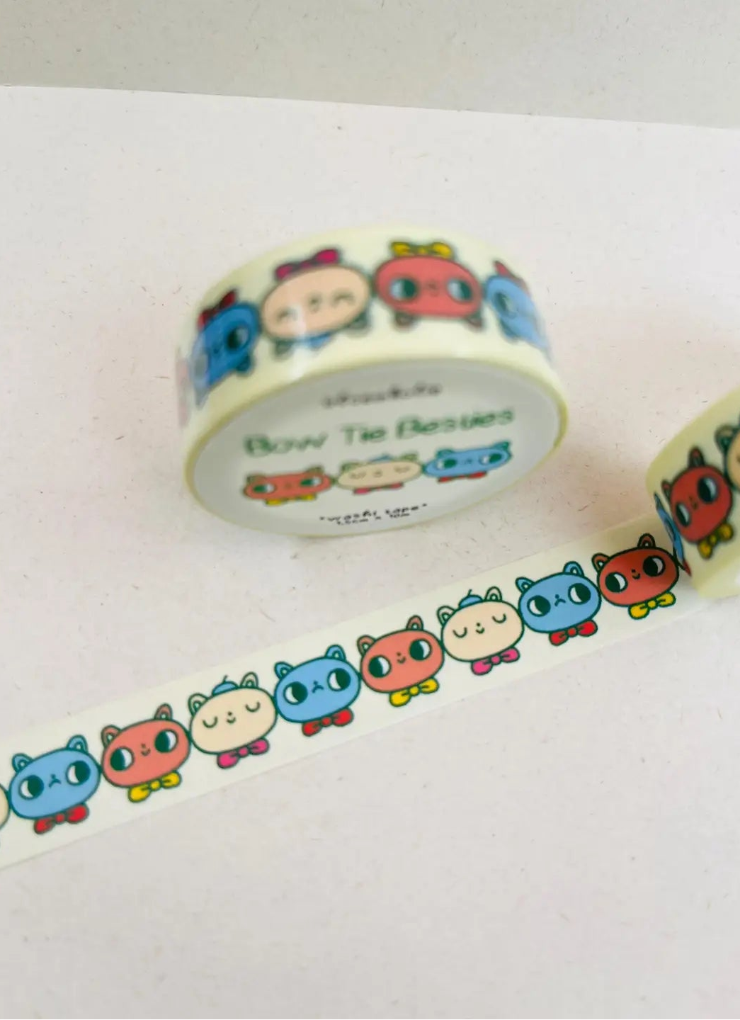 Bloemkolie Washi Tape - Bow Tie Besties