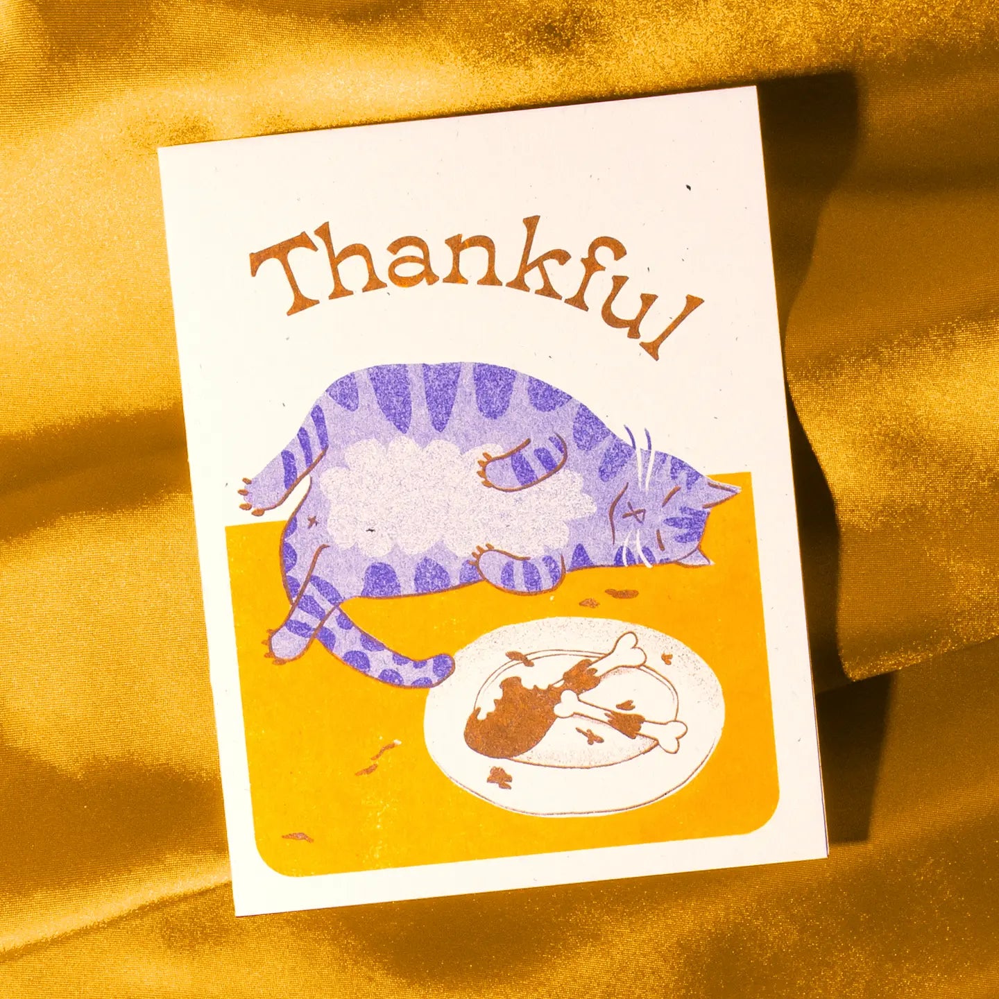 Bedankkaartje Dankbare Kat - Bromstad Printing Co.