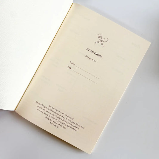 Fin Studio - Recipes Journal