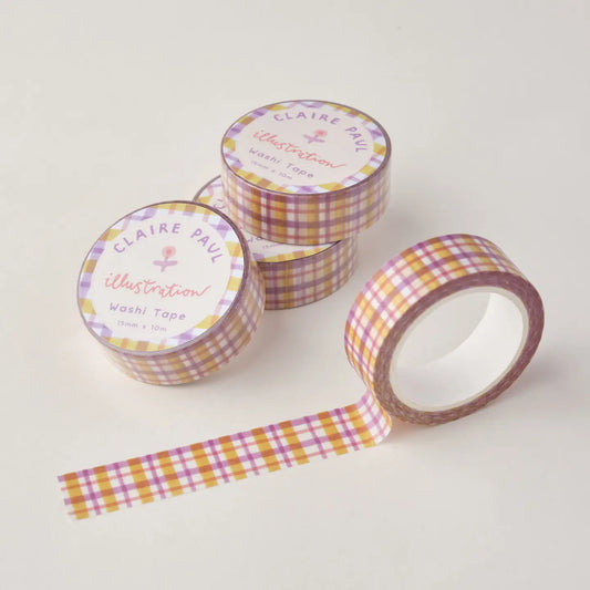 Claire Paul - Washi Tape 'Pastel Gingham'