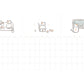 Suatelier Design - Mini Kalender Stickers (12 vellen)