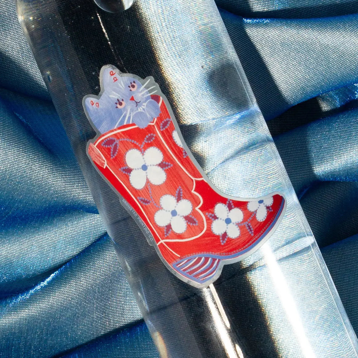 Sticker Cowboylaarskat - Bromstad Printing Co.